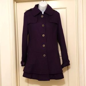 Guess Wool Blend Coat S EUC